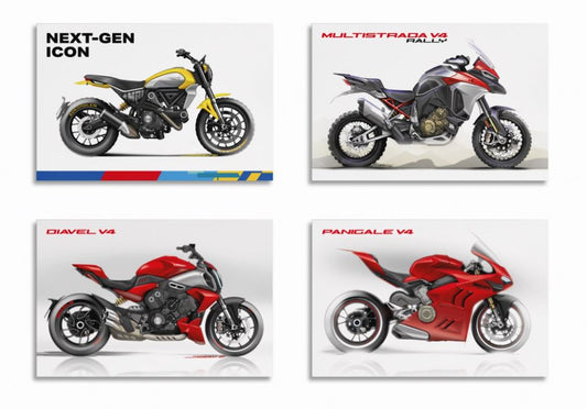SET OF DUCATI SKETCHES