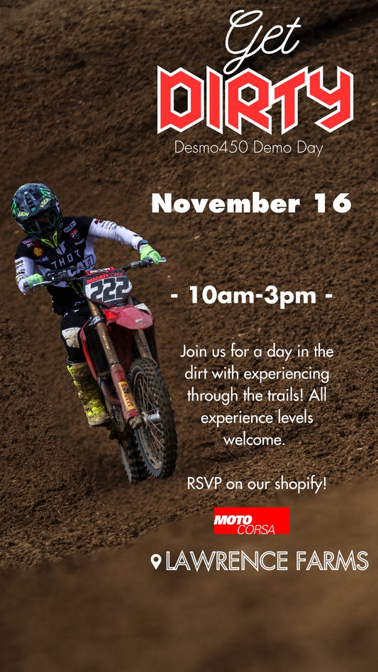 Get Dirty: Desmo450 Demo Event