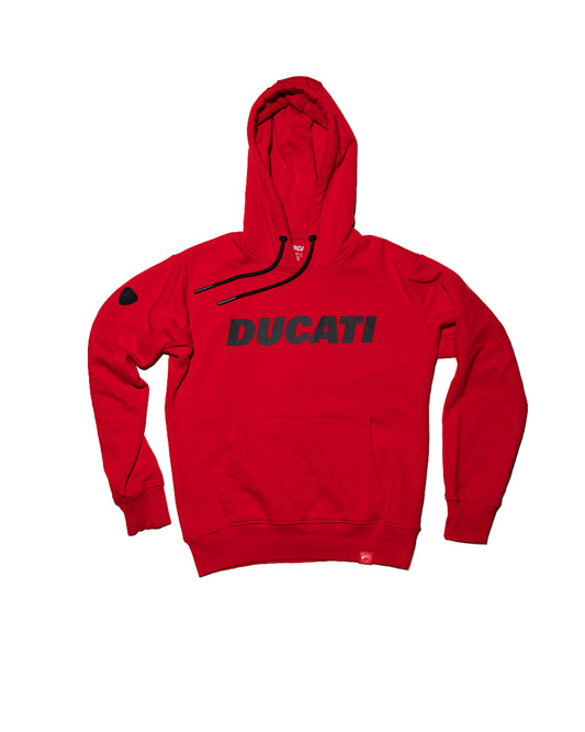 Ducati Hooded Logo Sweatshirt Red