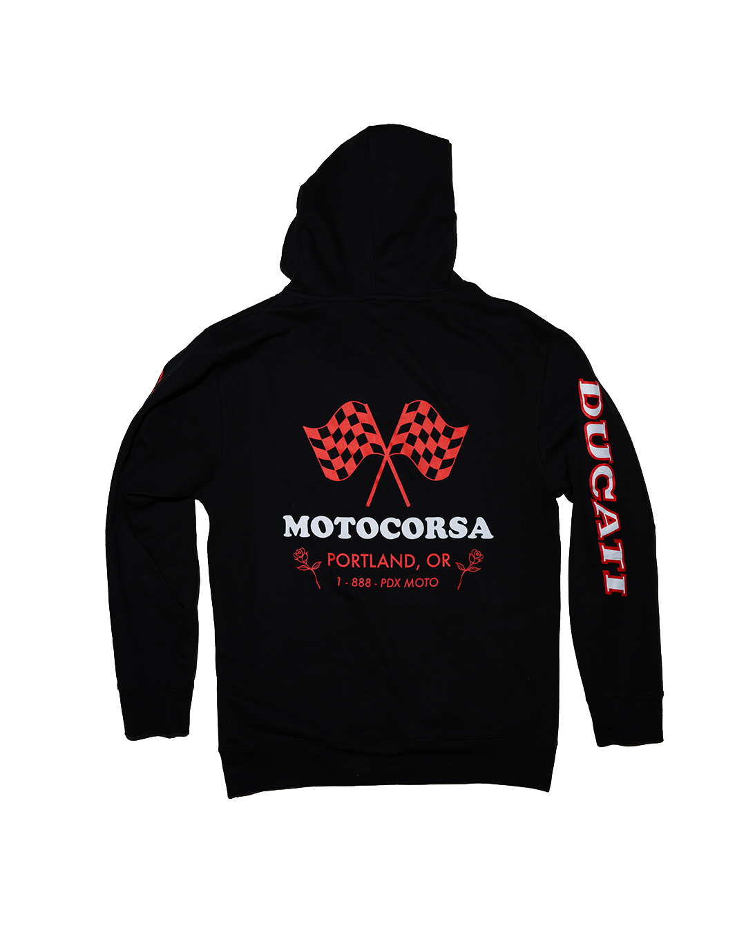 Motocorsa Checkered Flag Hoodie