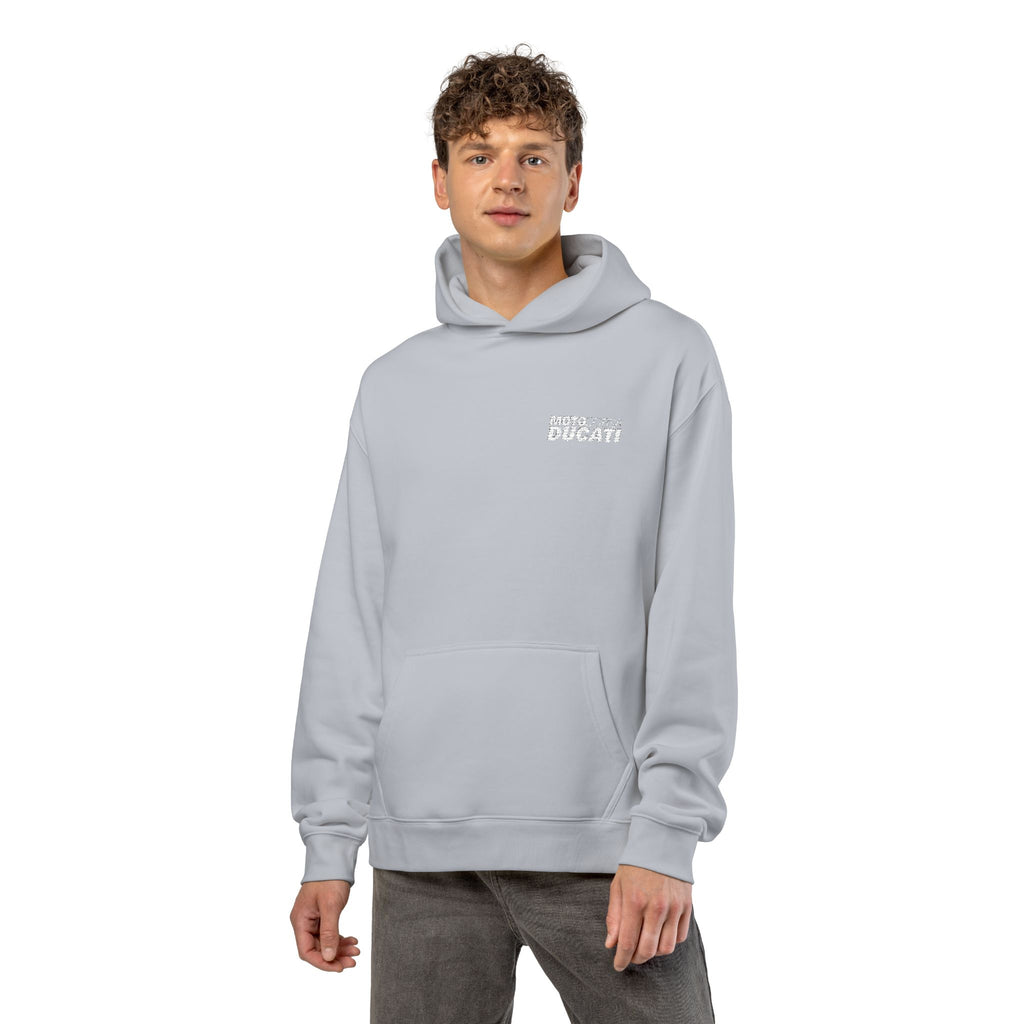 Midweight Hoodie - MotoCorsa Ducati - White Lettering
