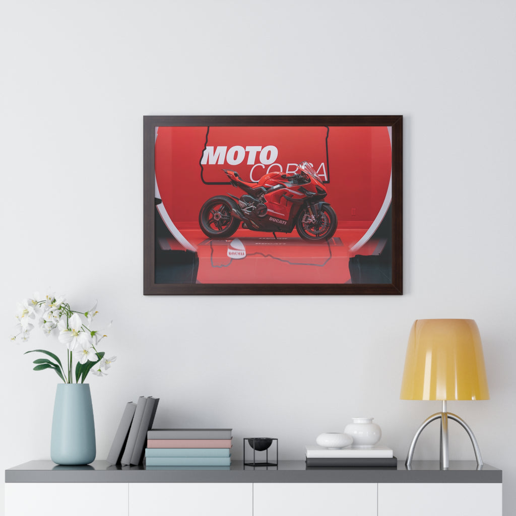 Ducati Superleggera V4 Framed Horizontal Poster