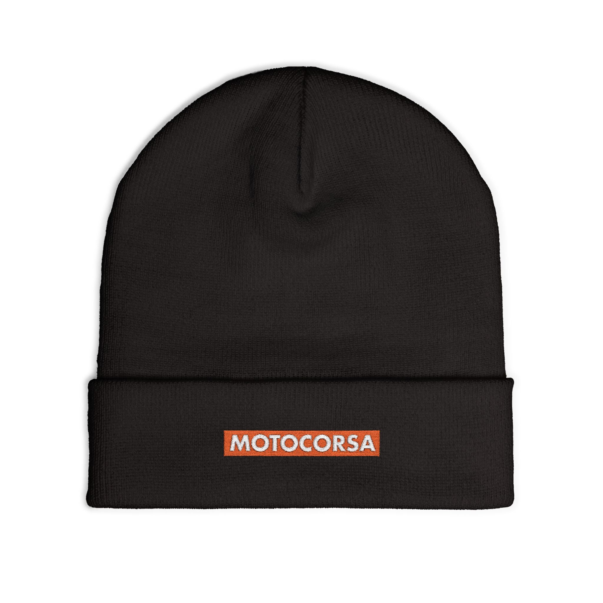 Motocorsa Embroidered Knit Beanie