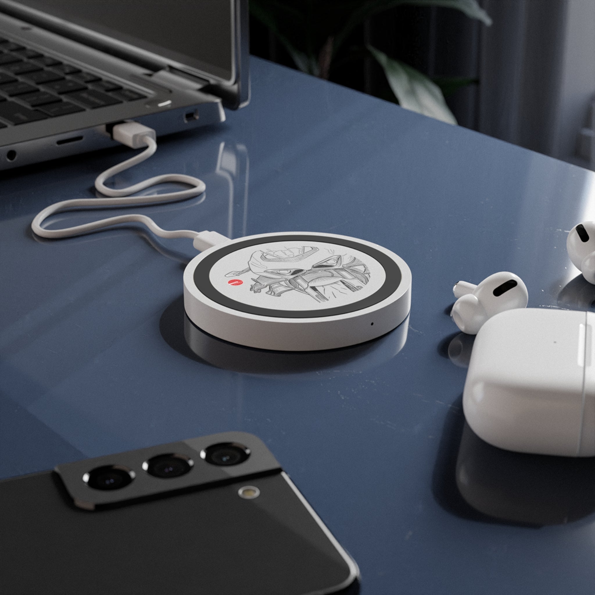 Quake Wireless Charging Pad — Hand-Drawn Superleggera Design