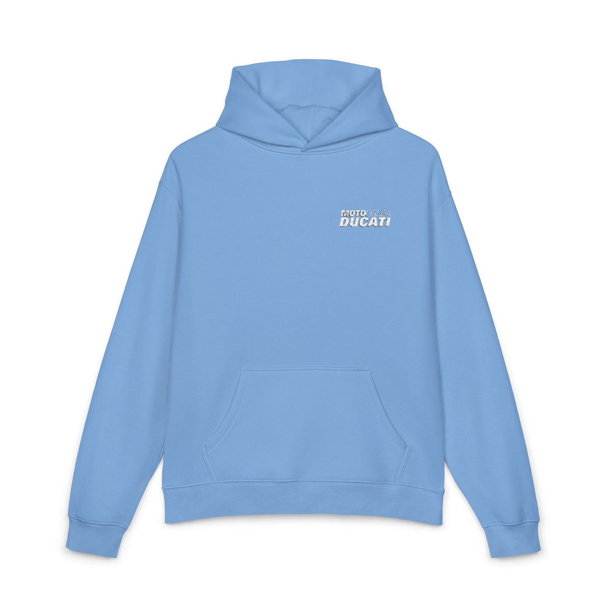 Midweight Hoodie - MotoCorsa Ducati - White Lettering