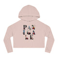 Cropped Hoodie — Panigale Floral Logo Women's Crop Hoodie