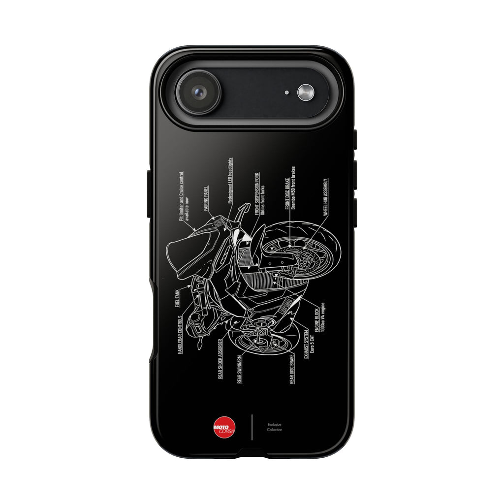 Panigale V4 iPhone 17 Air Tough Case — Motocorsa Exclusive