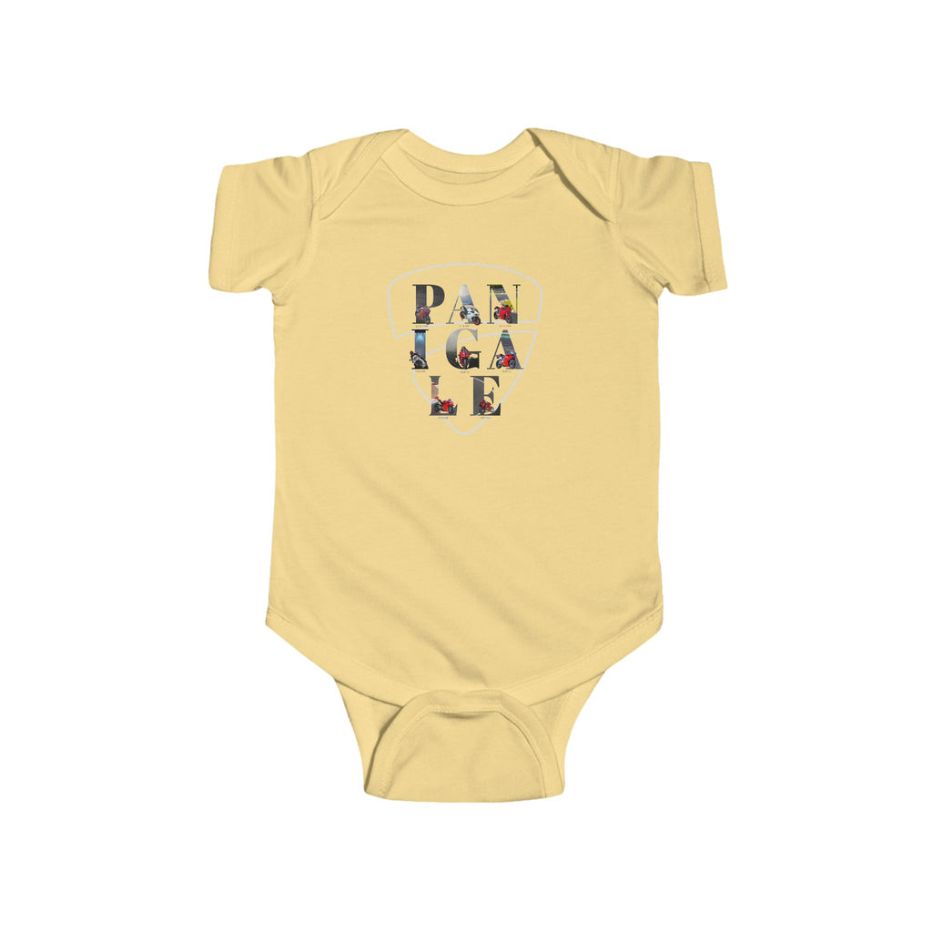 Panigale History Infant Bodysuit — Motorcycle Racing Onesie