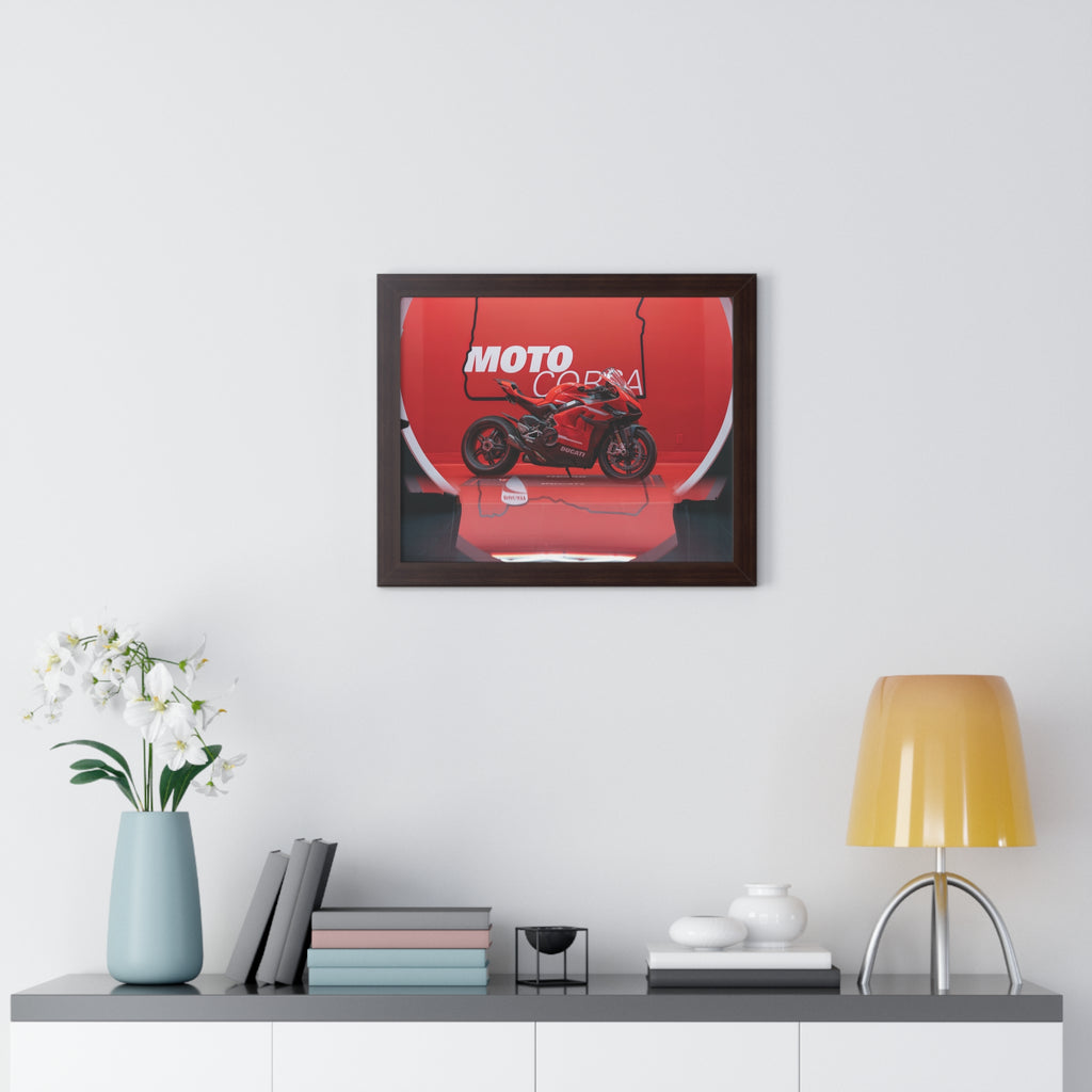 Ducati Superleggera V4 Framed Horizontal Poster