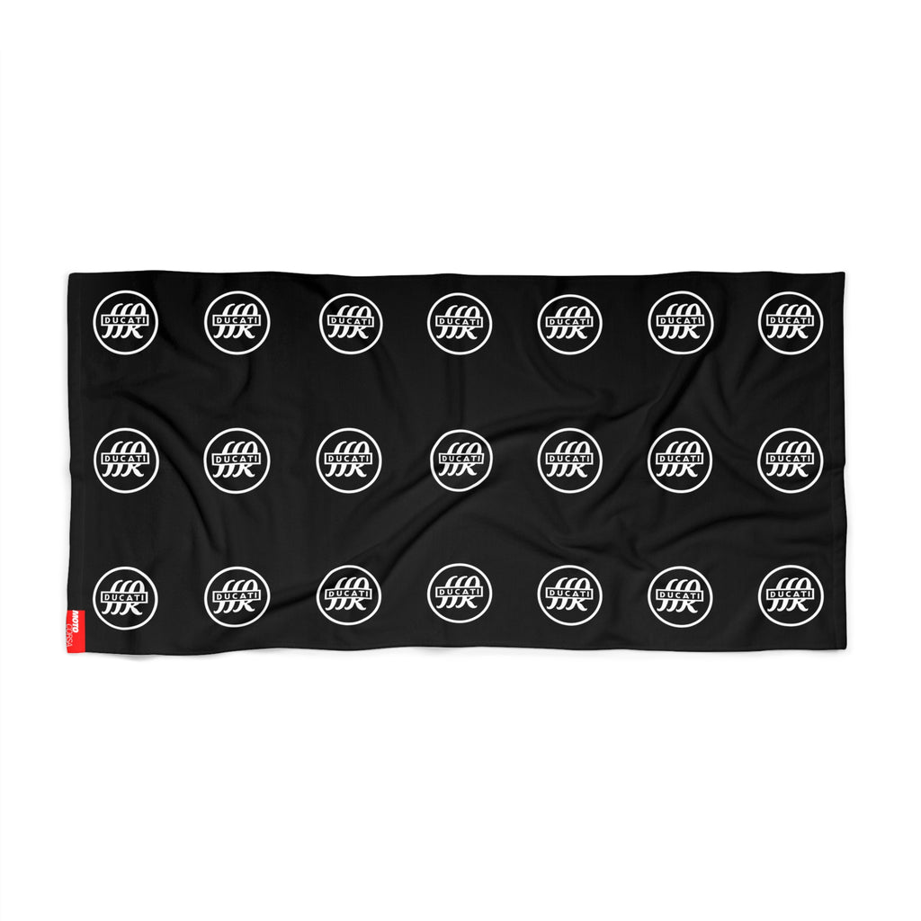 Classic Ducati Beach Towel — MotoCorsa Exclusive