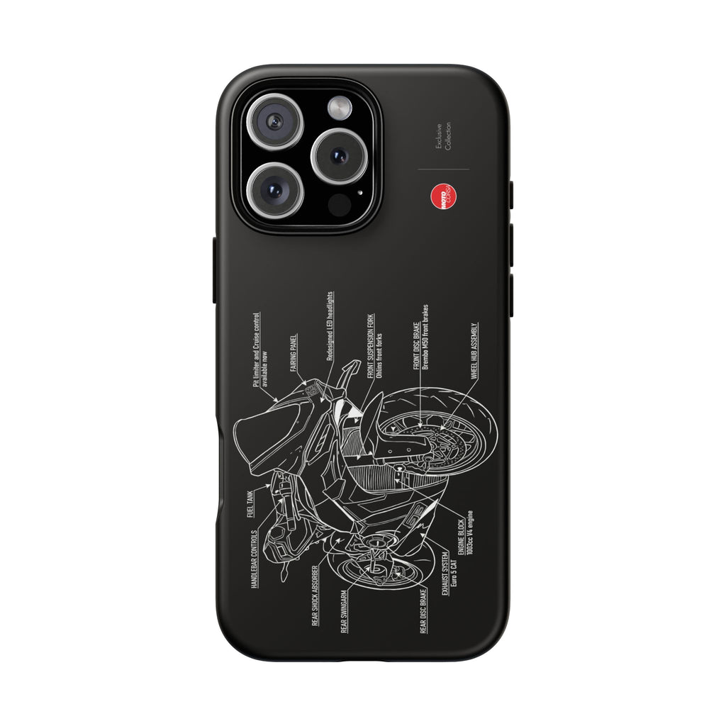 Panigale V4 Tough Phone Case — iPhone 16 Pro & Pro Max