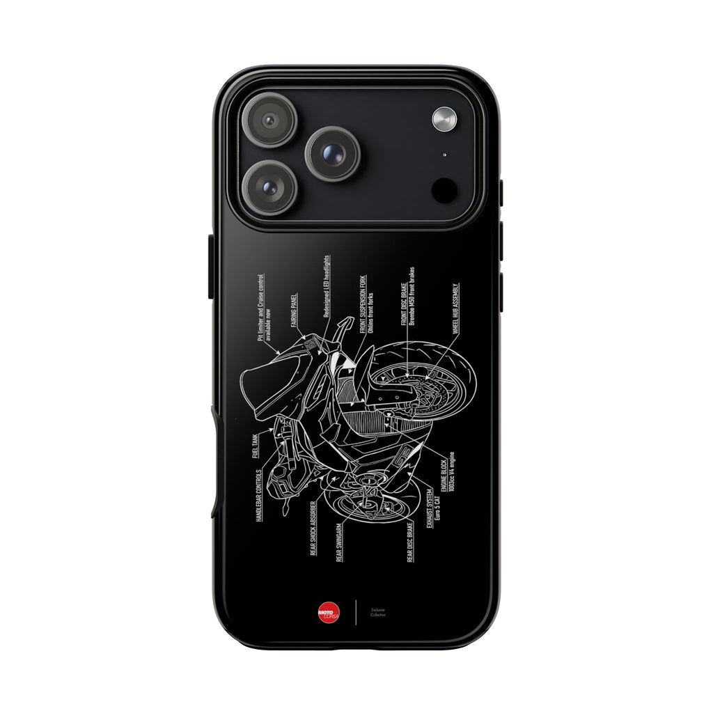 Panigale V4 iPhone 17 Pro & Pro Max Tough Case — Motocorsa Exclusive