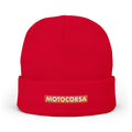 Motocorsa Embroidered Knit Beanie