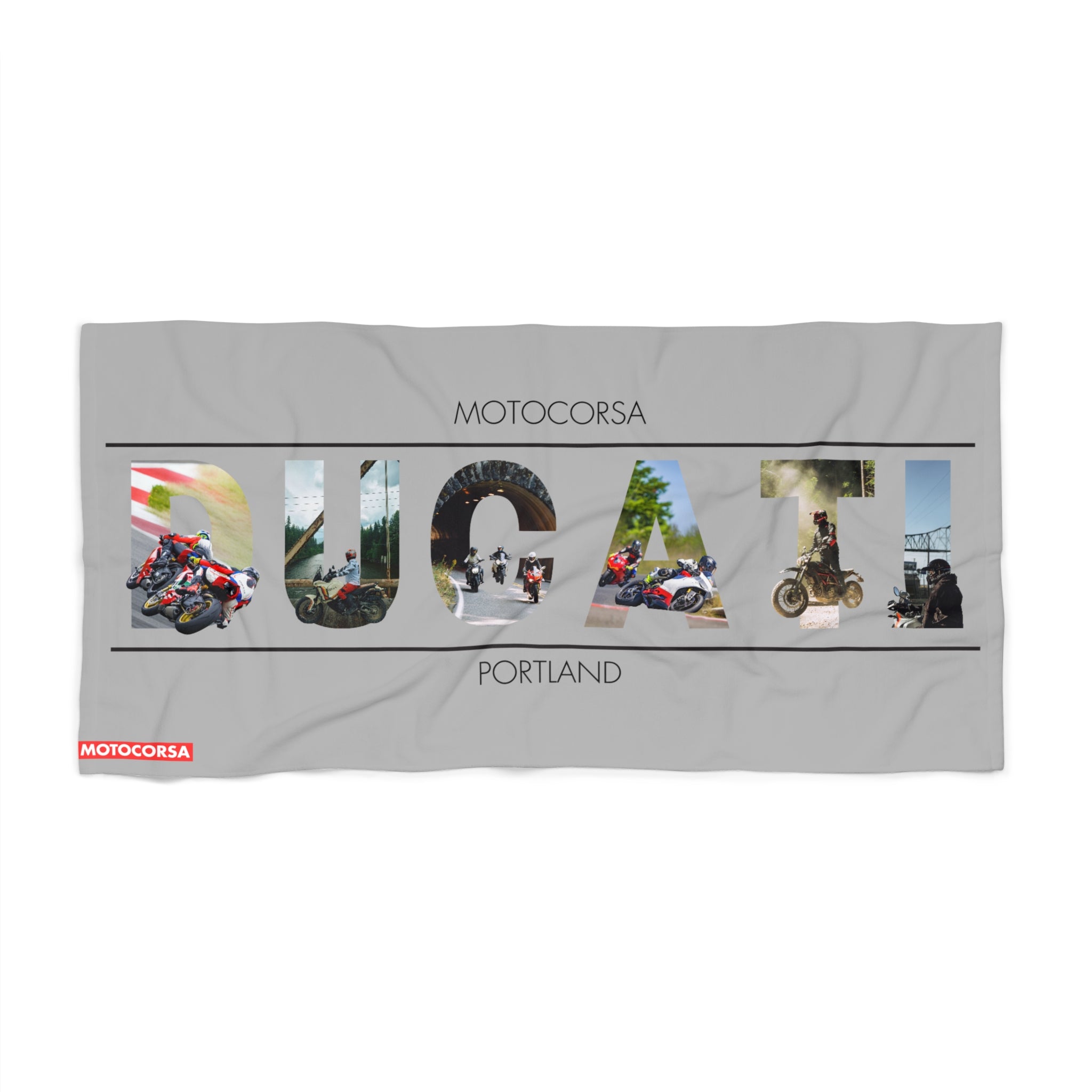 MotoCorsa Beach Towel — 2026 Collection