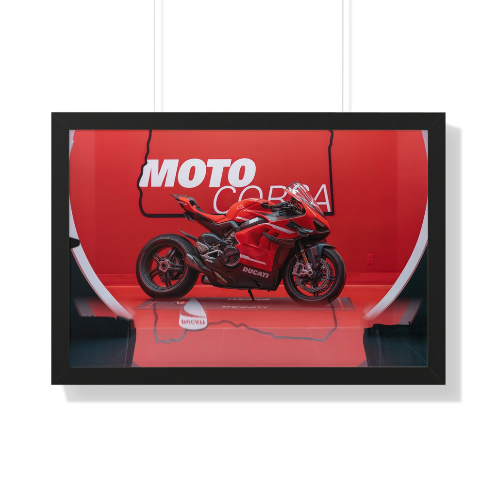 Ducati Superleggera V4 Framed Horizontal Poster
