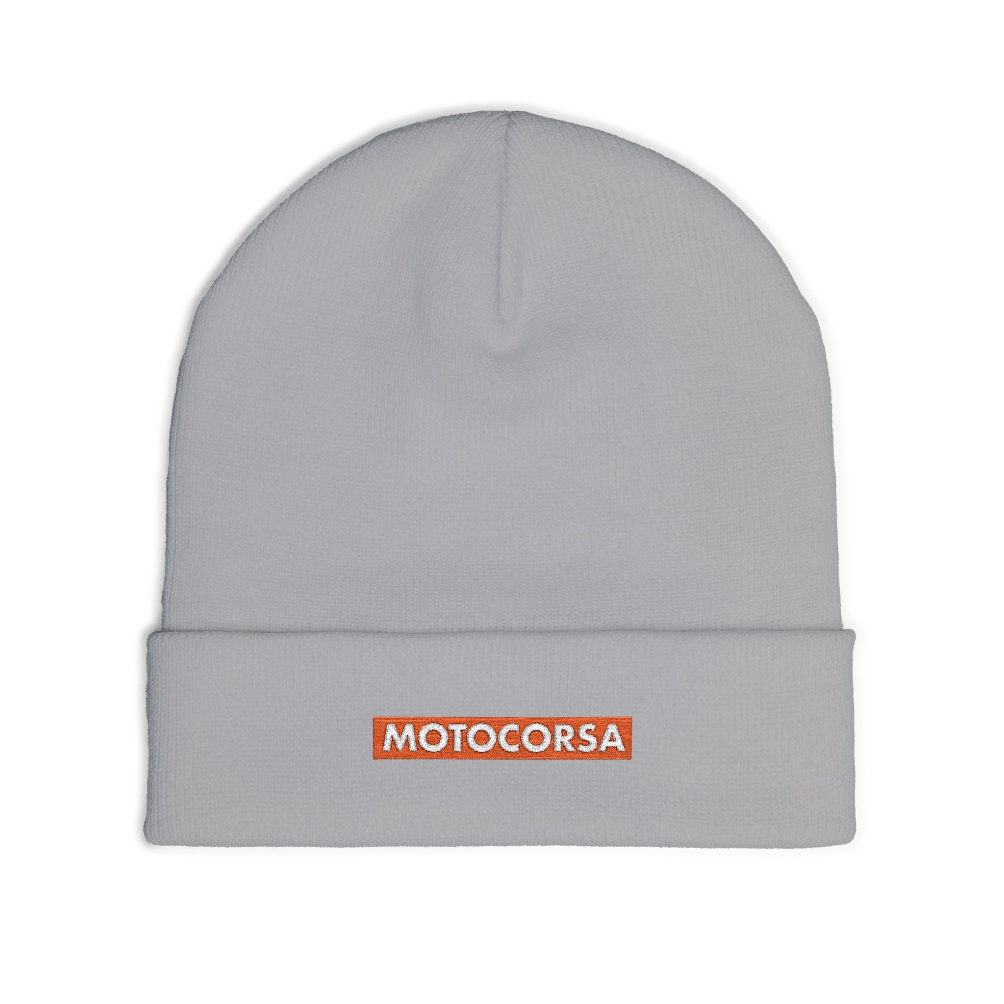 Motocorsa Embroidered Knit Beanie