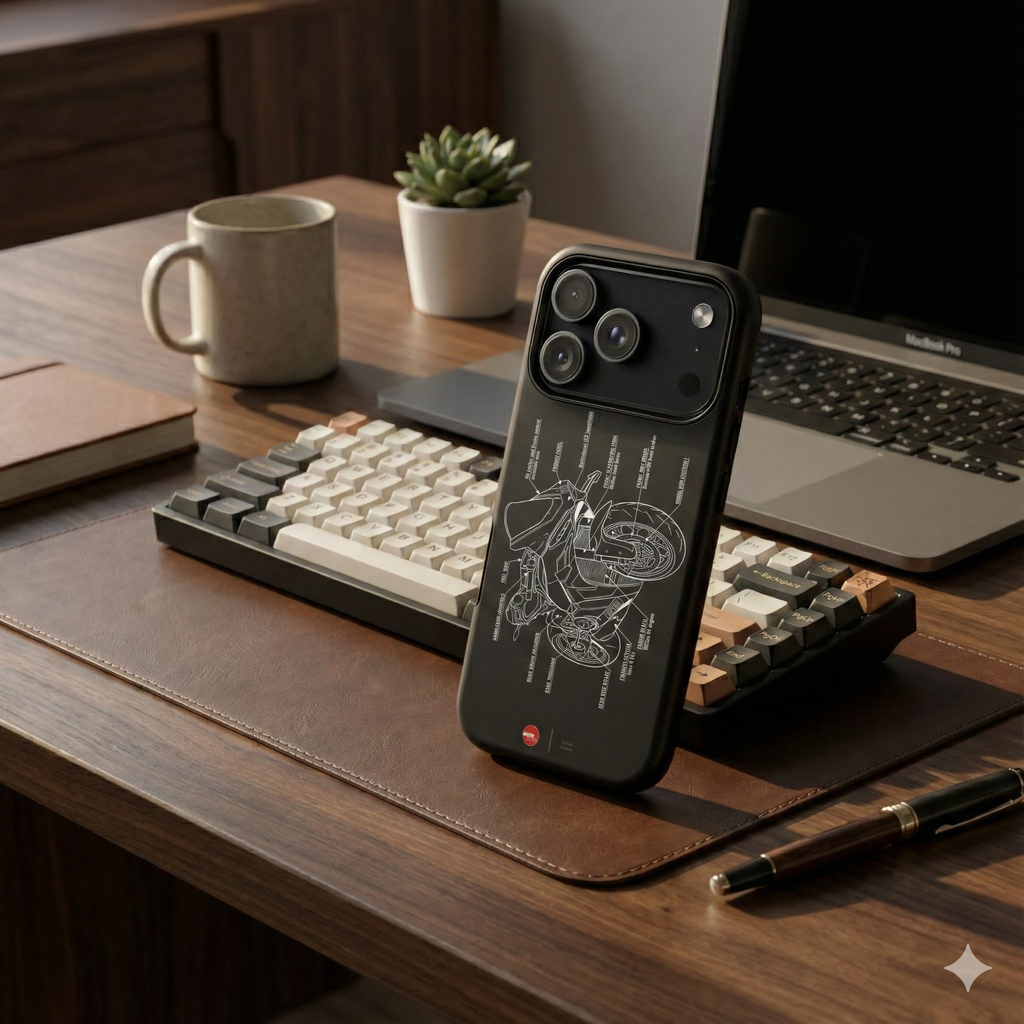 Panigale V4 iPhone 17 Pro & Pro Max Tough Case — Motocorsa Exclusive