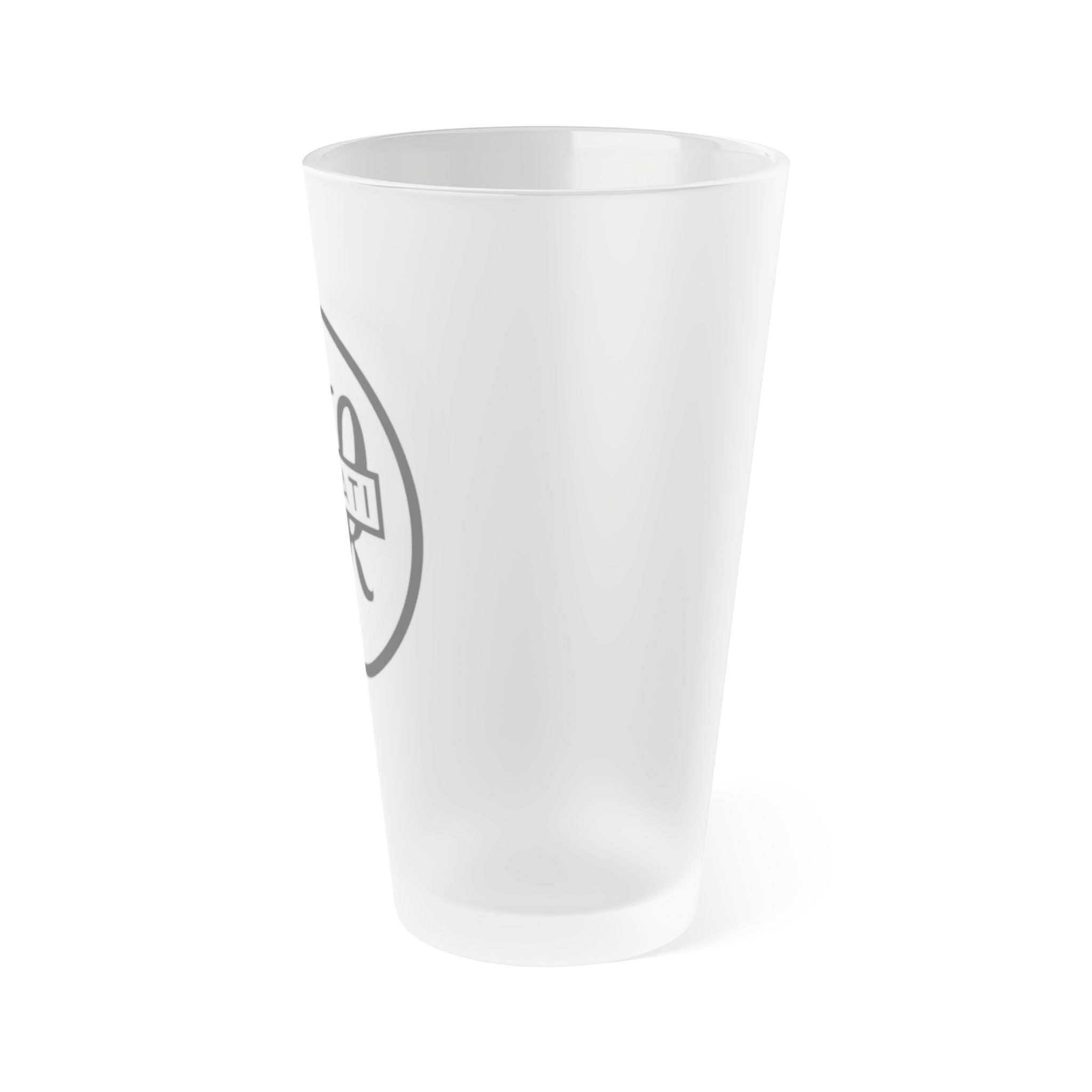 Ducati Vintage Logo Pint Glass — 16oz Frosted Glass