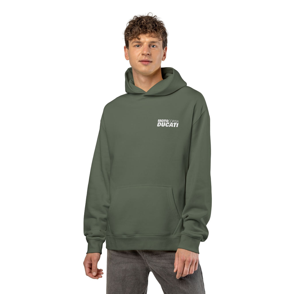 Midweight Hoodie - MotoCorsa Ducati - White Lettering