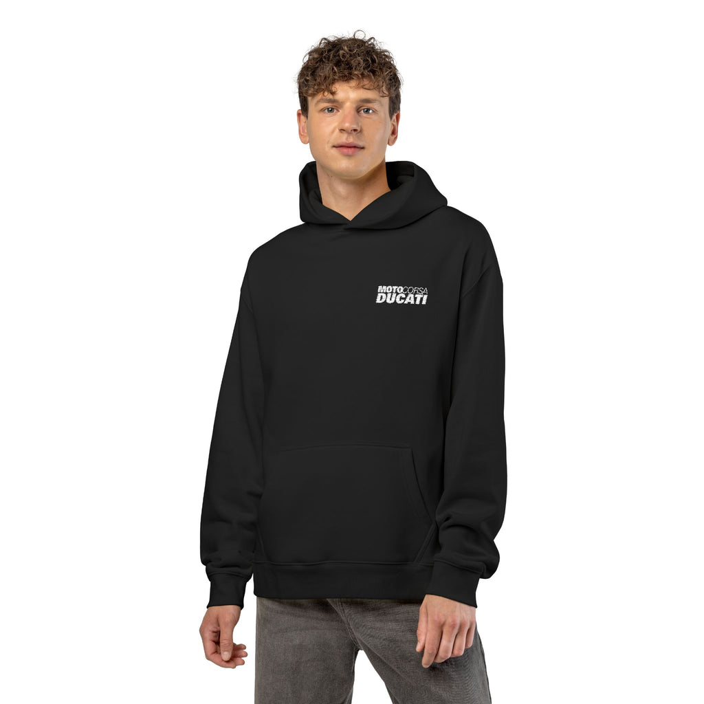 Midweight Hoodie - MotoCorsa Ducati - White Lettering