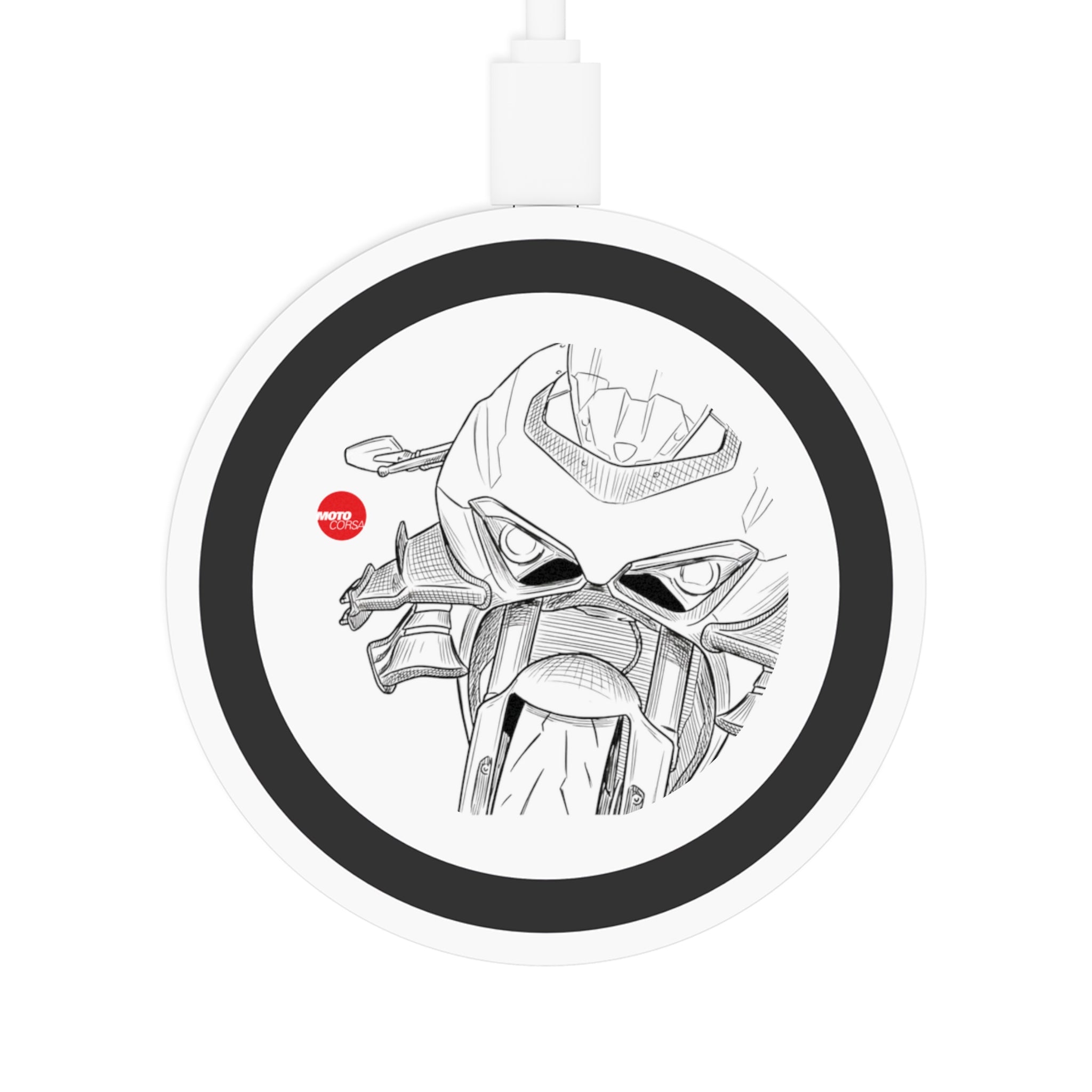 Quake Wireless Charging Pad — Hand-Drawn Superleggera Design