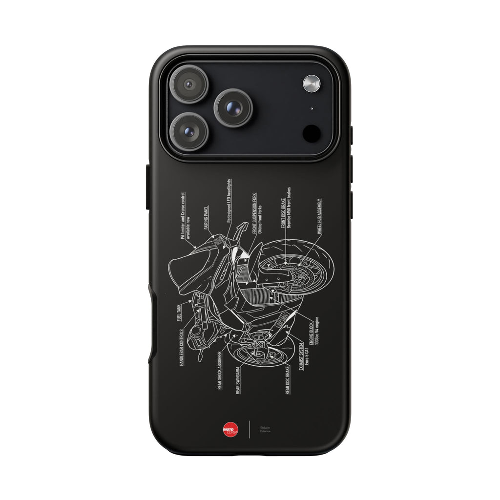 Panigale V4 iPhone 17 Pro & Pro Max Tough Case — Motocorsa Exclusive