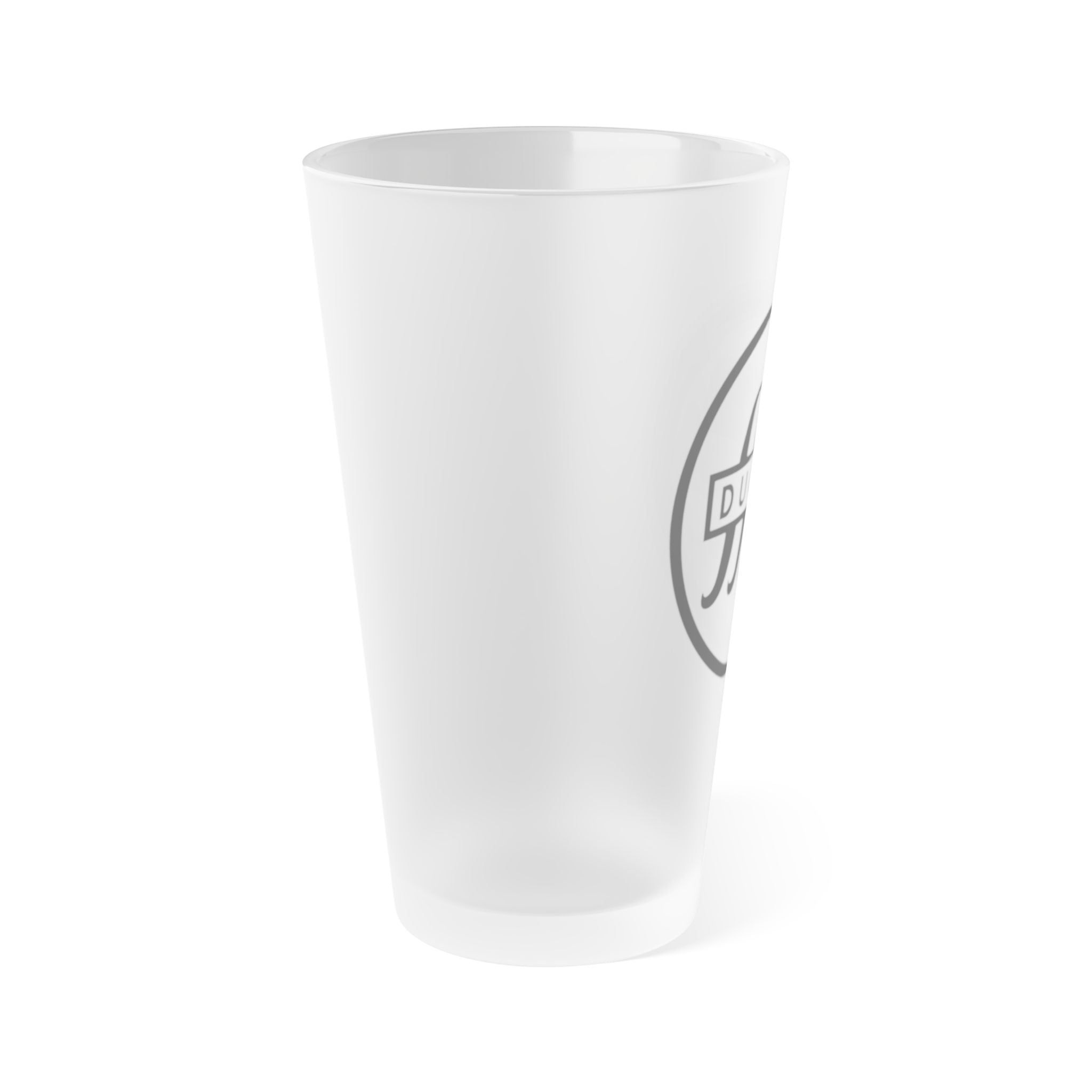 Ducati Vintage Logo Pint Glass — 16oz Frosted Glass