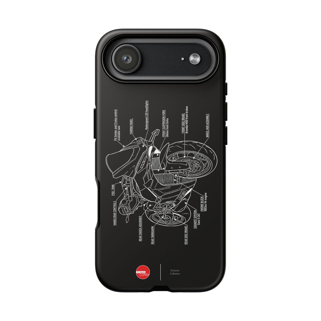 Panigale V4 iPhone 17 Air Tough Case — Motocorsa Exclusive
