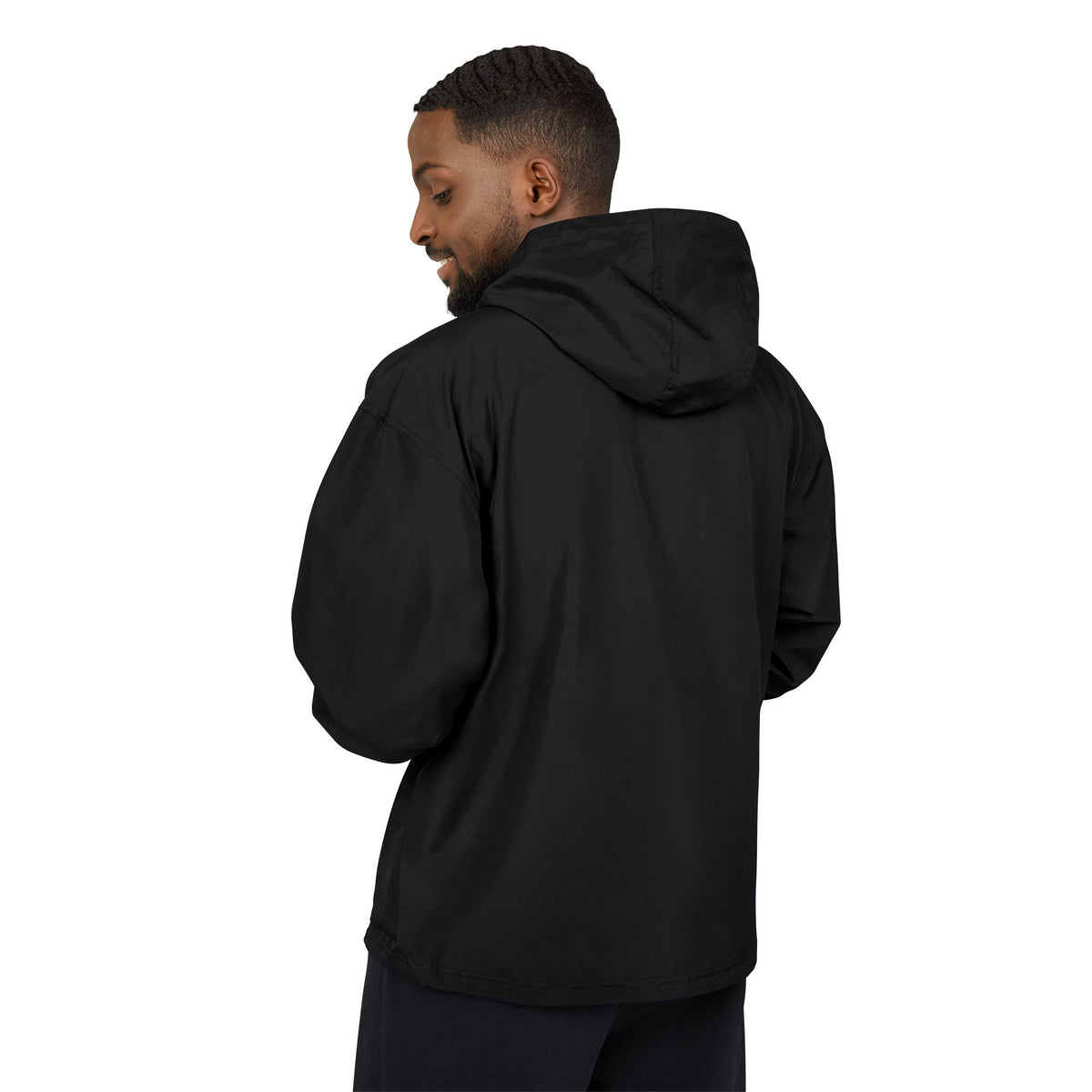 Ducati 100th Anniversary Packable Anorak Jacket — Black Windbreaker