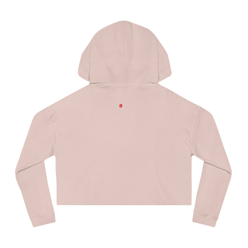 Cropped Hoodie — Panigale Floral Logo Women's Crop Hoodie