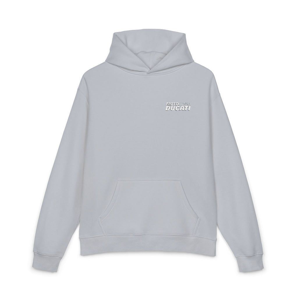 Midweight Hoodie - MotoCorsa Ducati - White Lettering