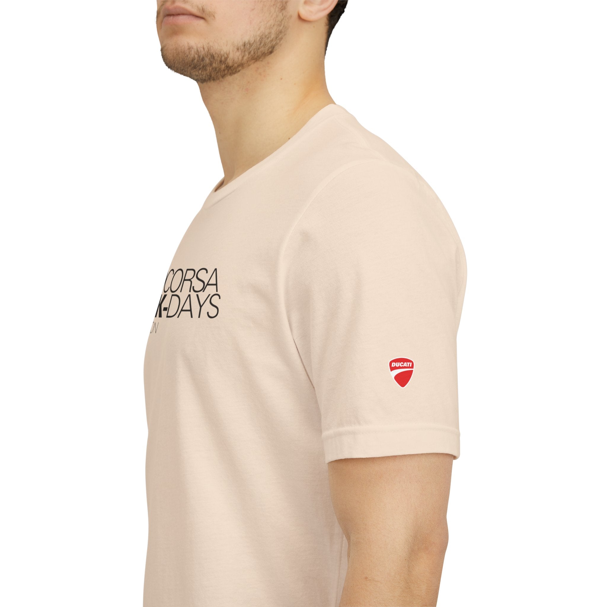 2026 MotoCorsa Track Days Tee — Black Lettering