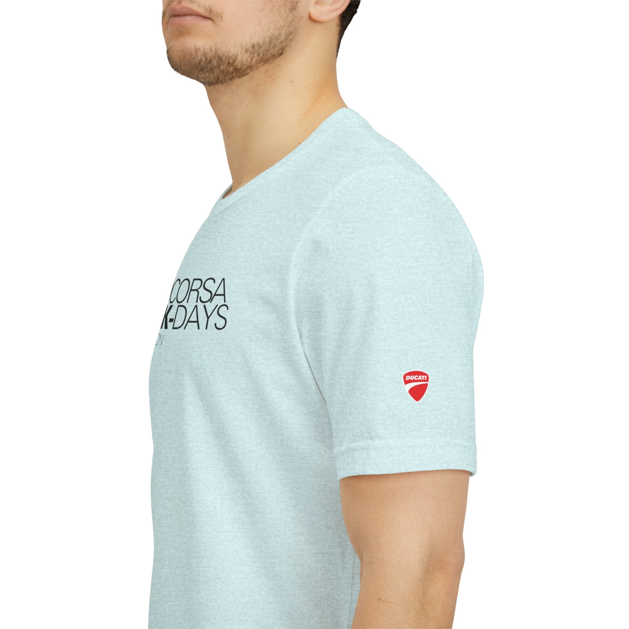 2026 MotoCorsa Track Days Tee — Black Lettering