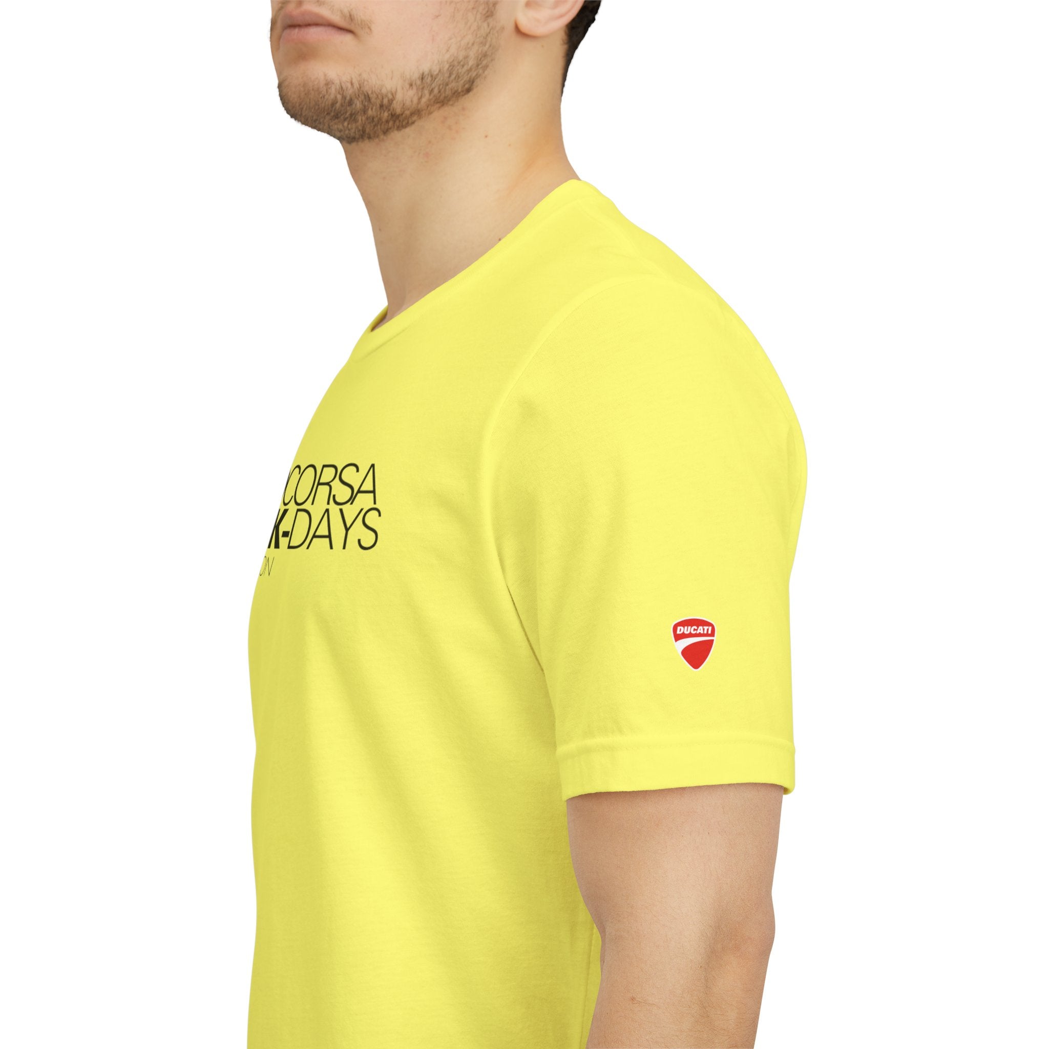 2026 MotoCorsa Track Days Tee — Black Lettering