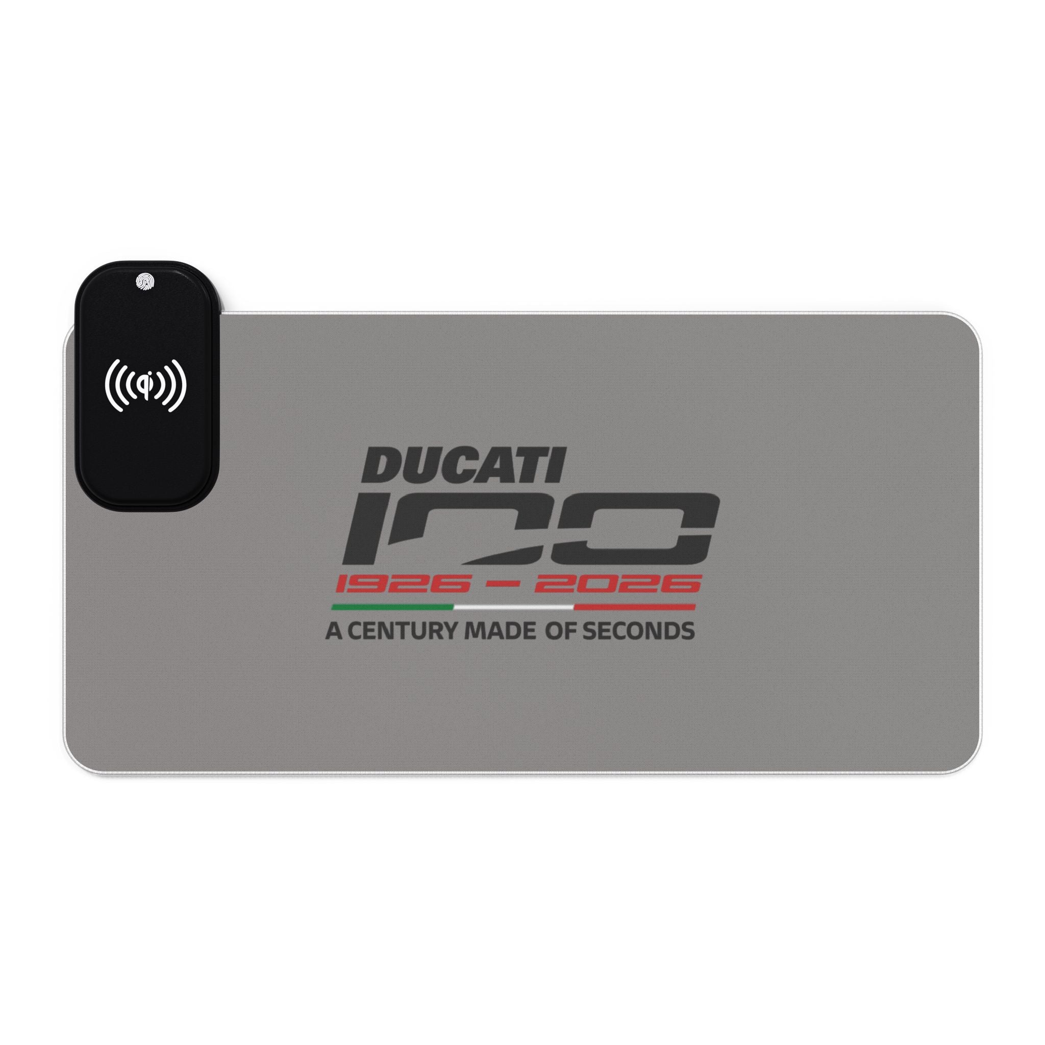 Ducati 100 Year Design - LED Wireless Charging Gaming Mouse Pad