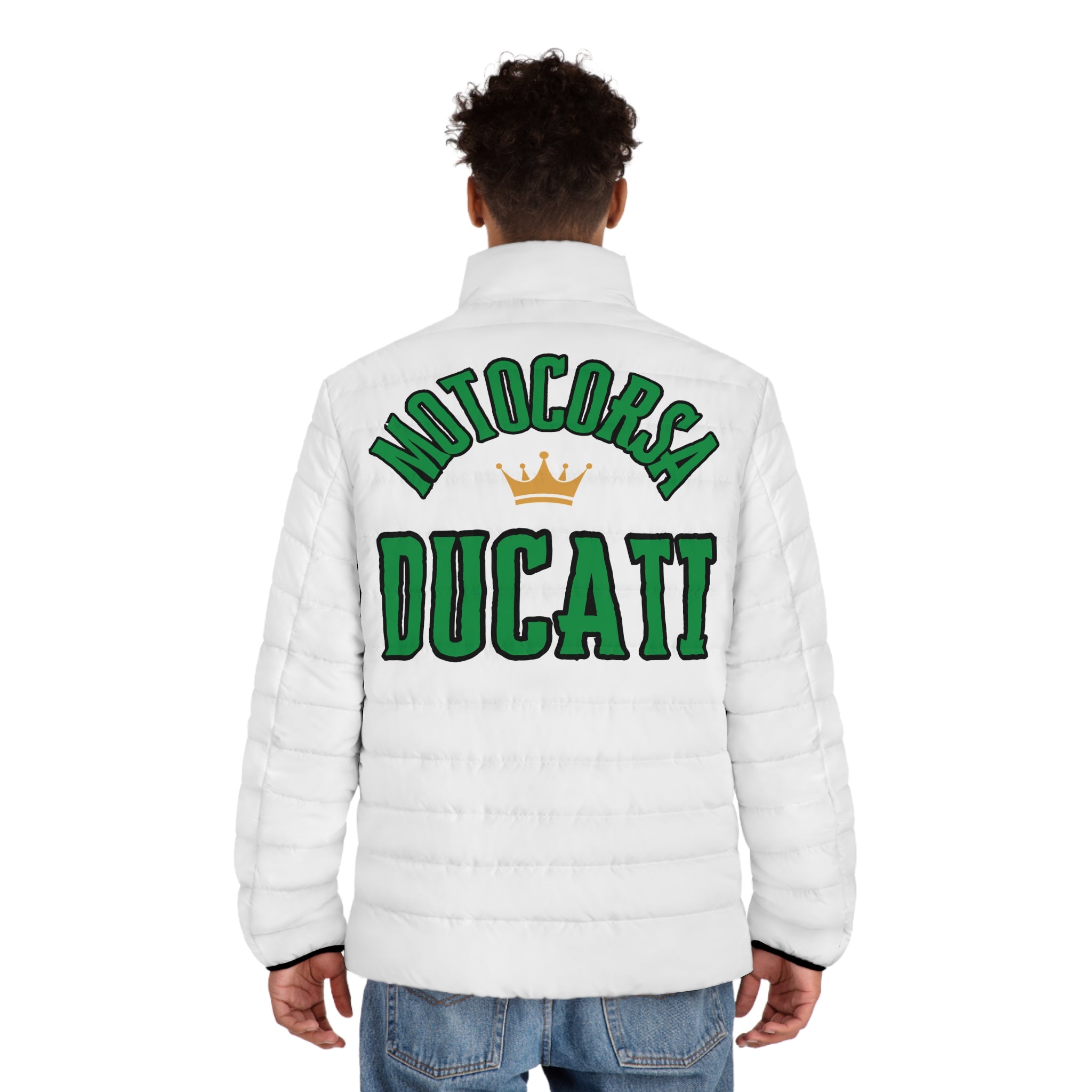 Ducati Motocorsa Quilted Puffer Jacket — Mens Motorcycle Puffer
