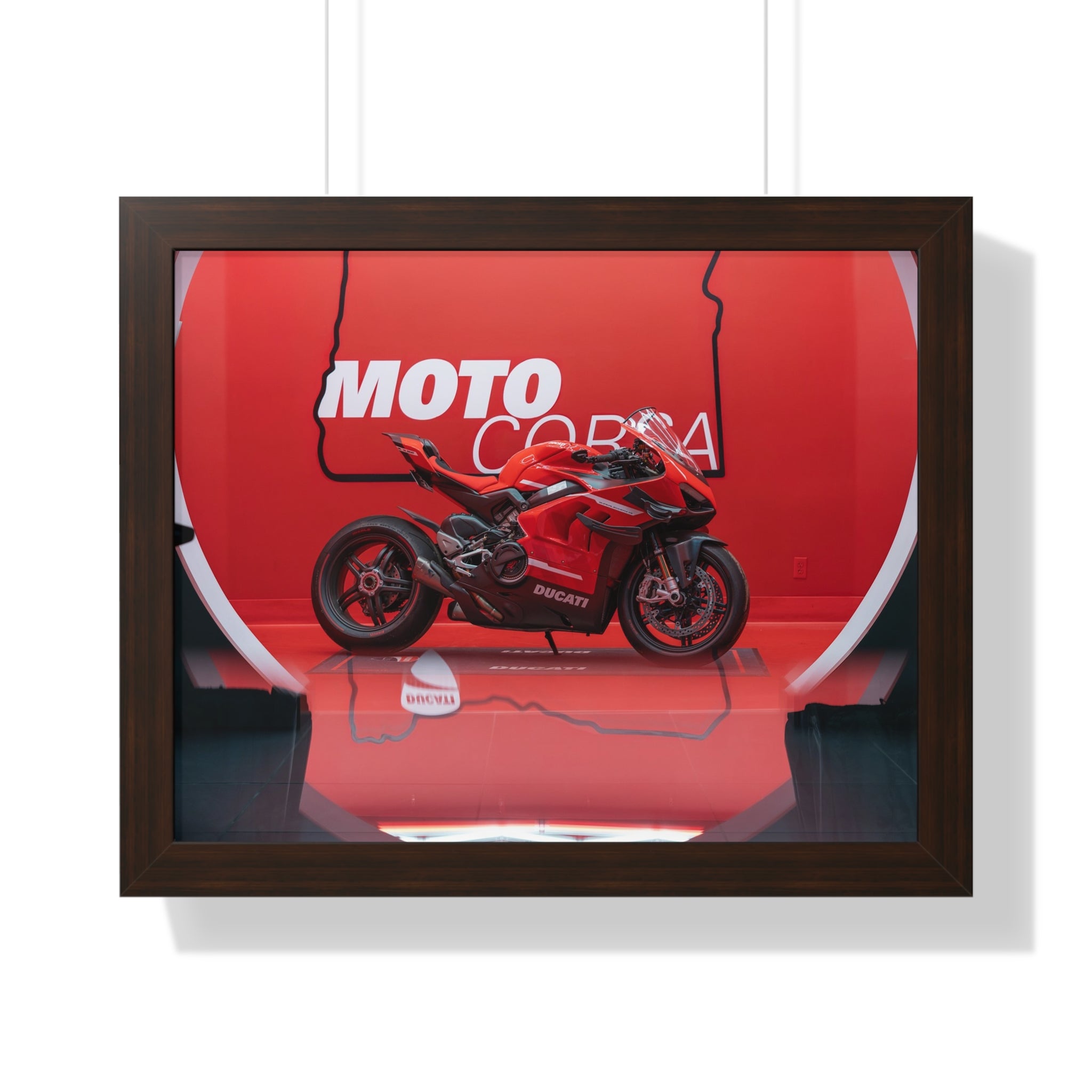 Ducati Superleggera V4 Framed Horizontal Poster