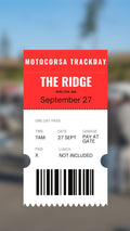 The Ridge Trackday - September 27 - MotoCorsa