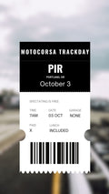 PIR Trackday - October 3 - MotoCorsa