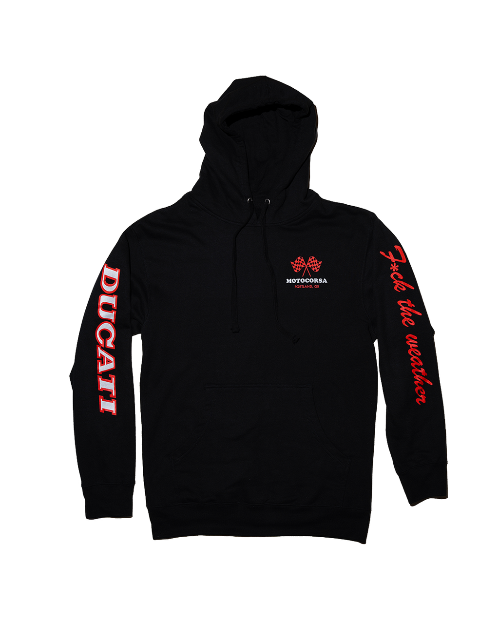 Motocorsa Checkered Flag Hoodie