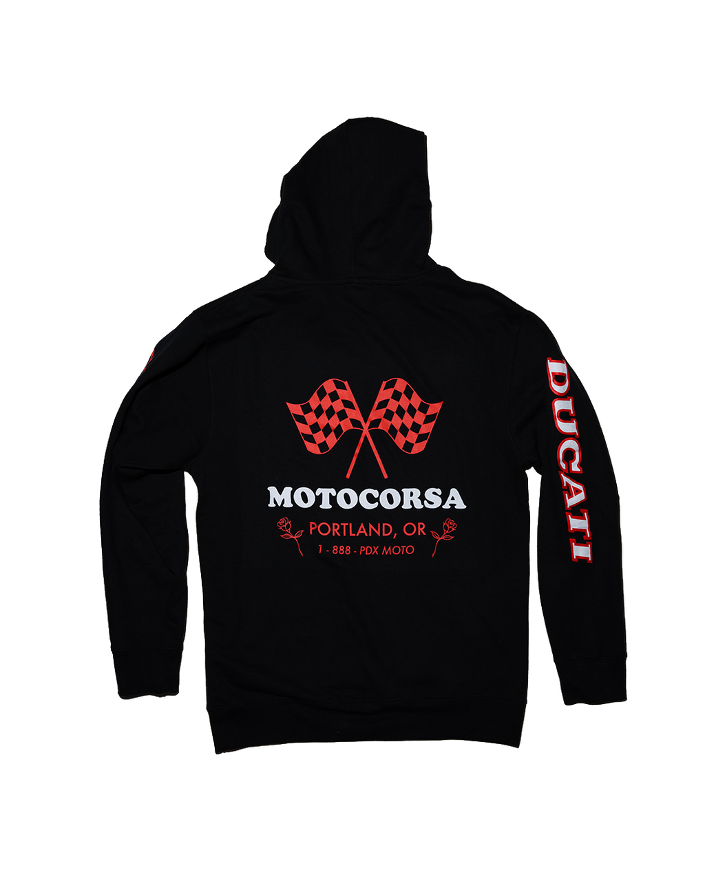 Motocorsa Checkered Flag Hoodie