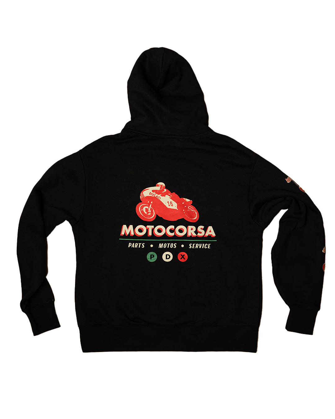 MotoCorsa Red Paul Heavyweight Hoodie